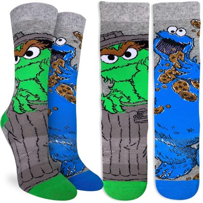Sesame Street classic character asymmetrical fun socks - Image 2