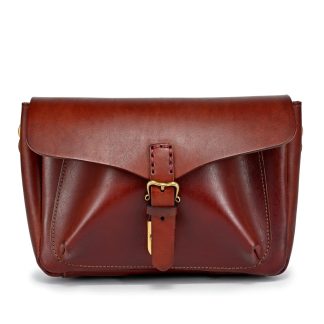 Vintage top-grain cowhide messenger bag