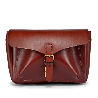 Vintage top-grain cowhide messenger bag
