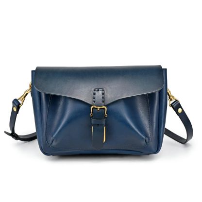 Vintage top-grain cowhide messenger bag - Image 5
