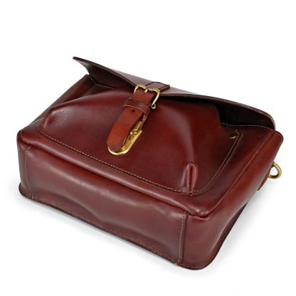 Vintage top-grain cowhide messenger bag - Image 4
