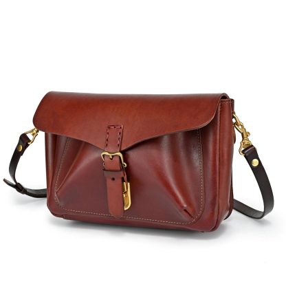 Vintage top-grain cowhide messenger bag - Image 2