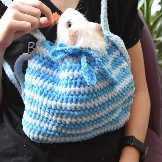 Sea Salt Cream Knitted Pet Bag