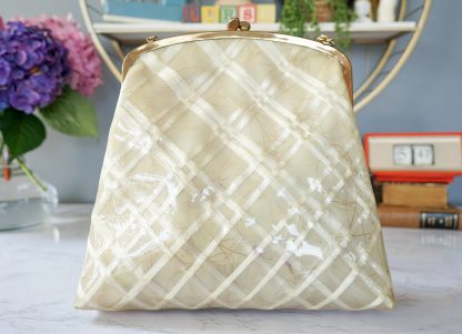 Vintage Check Transparent PVC Chain Bag - Image 6