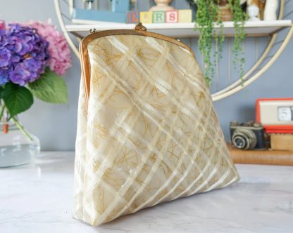 Vintage Check Transparent PVC Chain Bag - Image 4