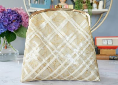 Vintage Check Transparent PVC Chain Bag - Image 3