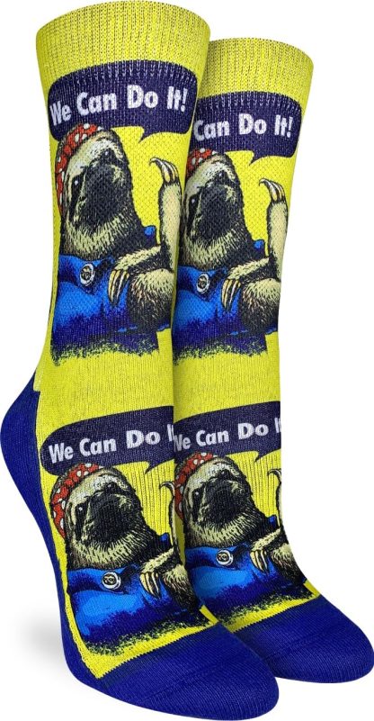 Inspirational sloth fun trendy socks - Image 4