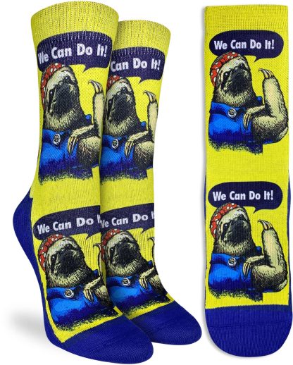 Inspirational sloth fun trendy socks - Image 3