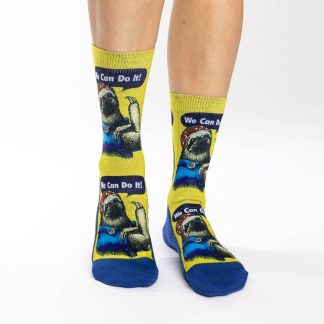 Inspirational sloth fun trendy socks