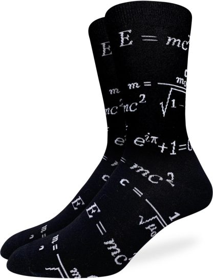 Physics formula themed fun science socks - Image 3