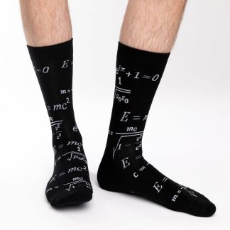 Physics formula themed fun science socks
