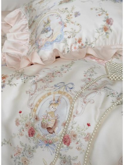 Palace retro princess style bedding four-piece set - Image 4