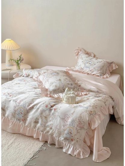 Palace retro princess style bedding four-piece set