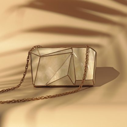 Hand-stitched art crossbody bag - Image 3