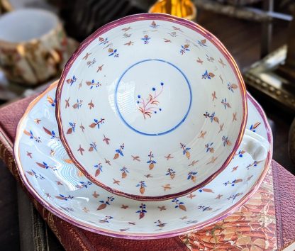 Soft powder blue bone china cup and saucer set - Image 8