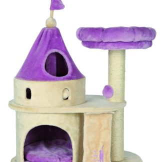 Castle-shaped cat climbing frame