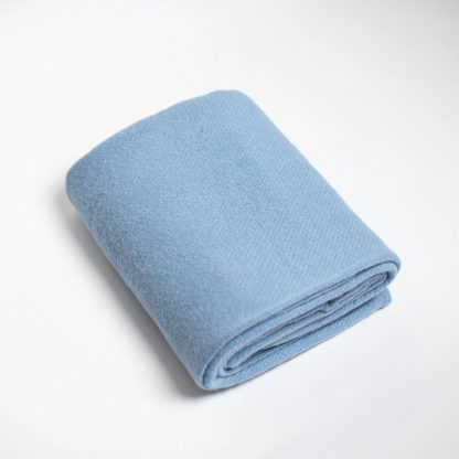 Pure light blue blended blanket - Image 6