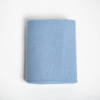 Pure light blue blended blanket - Image 4