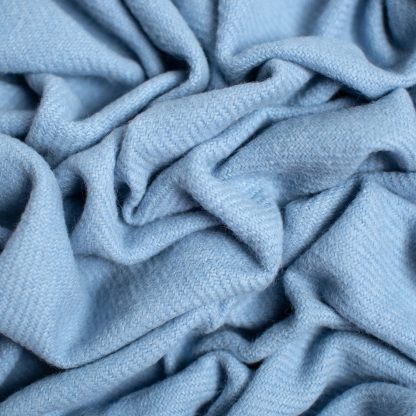 Pure light blue blended blanket - Image 2