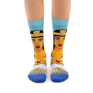 Ancient Egypt Cleopatra themed art socks