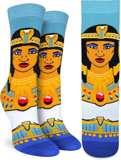 Ancient Egypt Cleopatra themed art socks - Image 2