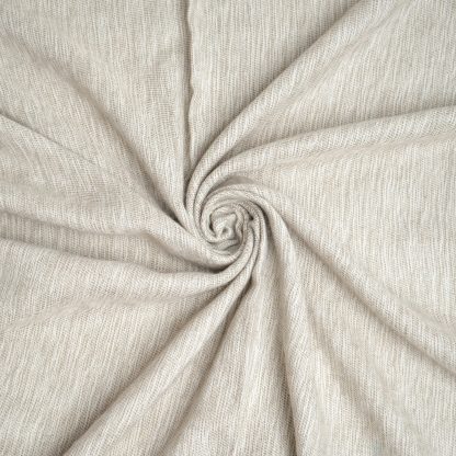 Natural off-white tassel blended blanket - Image 4