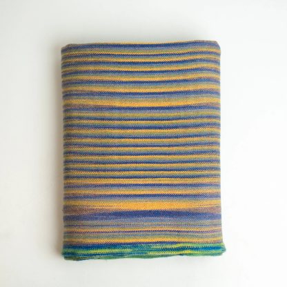 Rainbow gradient striped blend throw blanket - Image 5