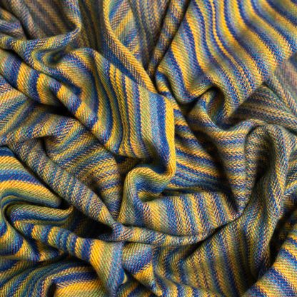 Rainbow gradient striped blend throw blanket - Image 3