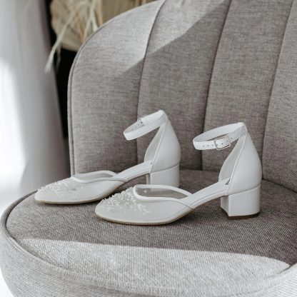 Cloud yarn starlight thick heel wedding shoes - Image 6