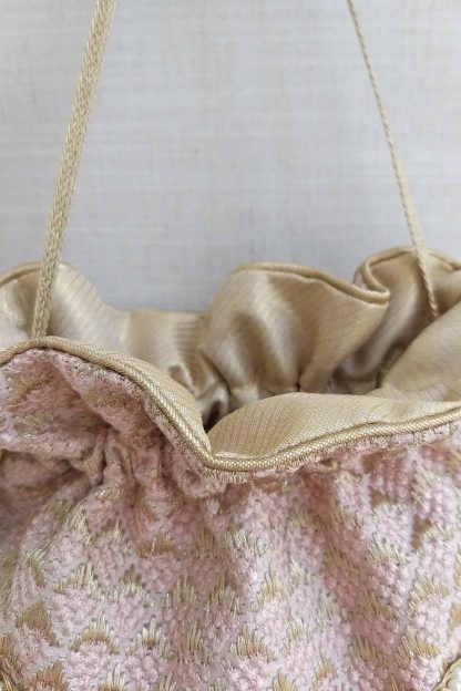 Pastoral lace floral drawstring bag - Image 3