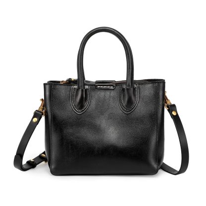Top-grain cowhide ear-shaped decorative handbag - Image 8