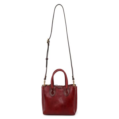 Top-grain cowhide ear-shaped decorative handbag - Image 6