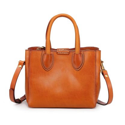 Top-grain cowhide ear-shaped decorative handbag - Image 2