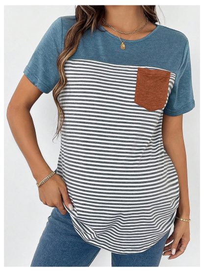 Maternity-friendly striped T-shirt - Image 6