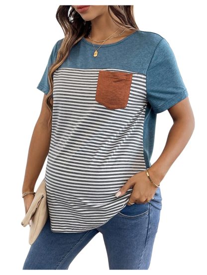 Maternity-friendly striped T-shirt - Image 5