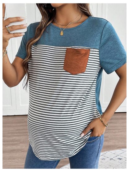 Maternity-friendly striped T-shirt - Image 2