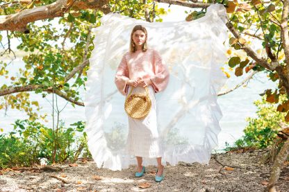 White lace patchwork fishtail skirt - Image 11