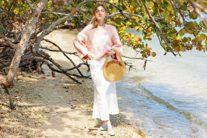 White lace patchwork fishtail skirt - Image 8