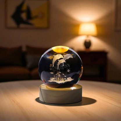 Crystal Dolphin Night Light Ornaments - Image 5