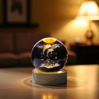 Crystal Dolphin Night Light Ornaments - Image 3