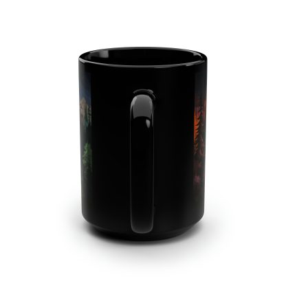 Mountain Twilight Black Glaze Mug - Image 6