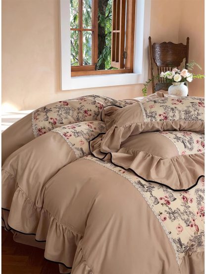 French retro manor floral bedding four-piece set - Image 9