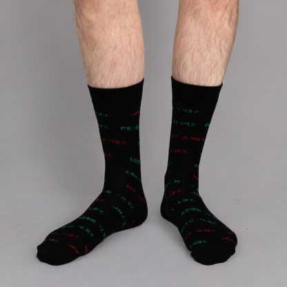 Financial Stock Theme Trendy Business Socks - Image 4