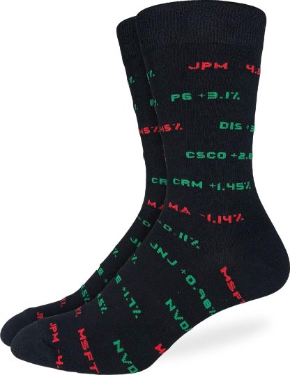 Financial Stock Theme Trendy Business Socks - Image 3