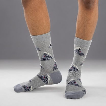 Retro wave themed fun socks