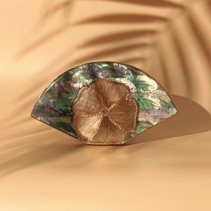Vintage Scalloped Abalone Evening Bag - Image 6