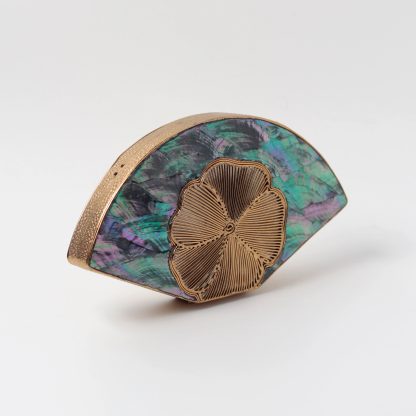 Vintage Scalloped Abalone Evening Bag