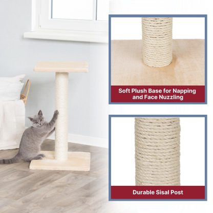 Simple Sisal Cat Scratching Post - Image 3