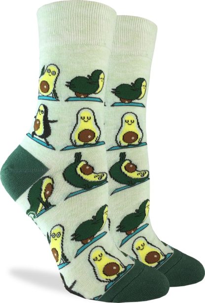 Avocado surfing fun theme fresh and trendy socks - Image 3