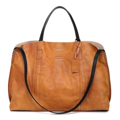 First-layer cowhide large-capacity handbag - Image 5
